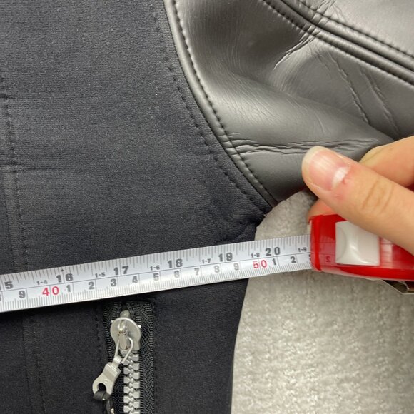 VTG Sea-doo Bombardier Racing Biker Neoprene Jacket Quilted Black Men S Jet Ski - Picture 8 of 14